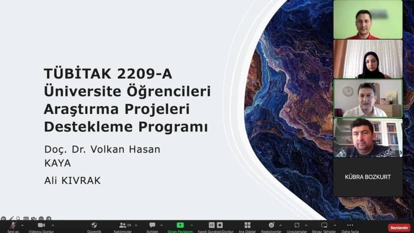 TÜBİTAK 2209-A Eğitimleri Gerçekleştirildi