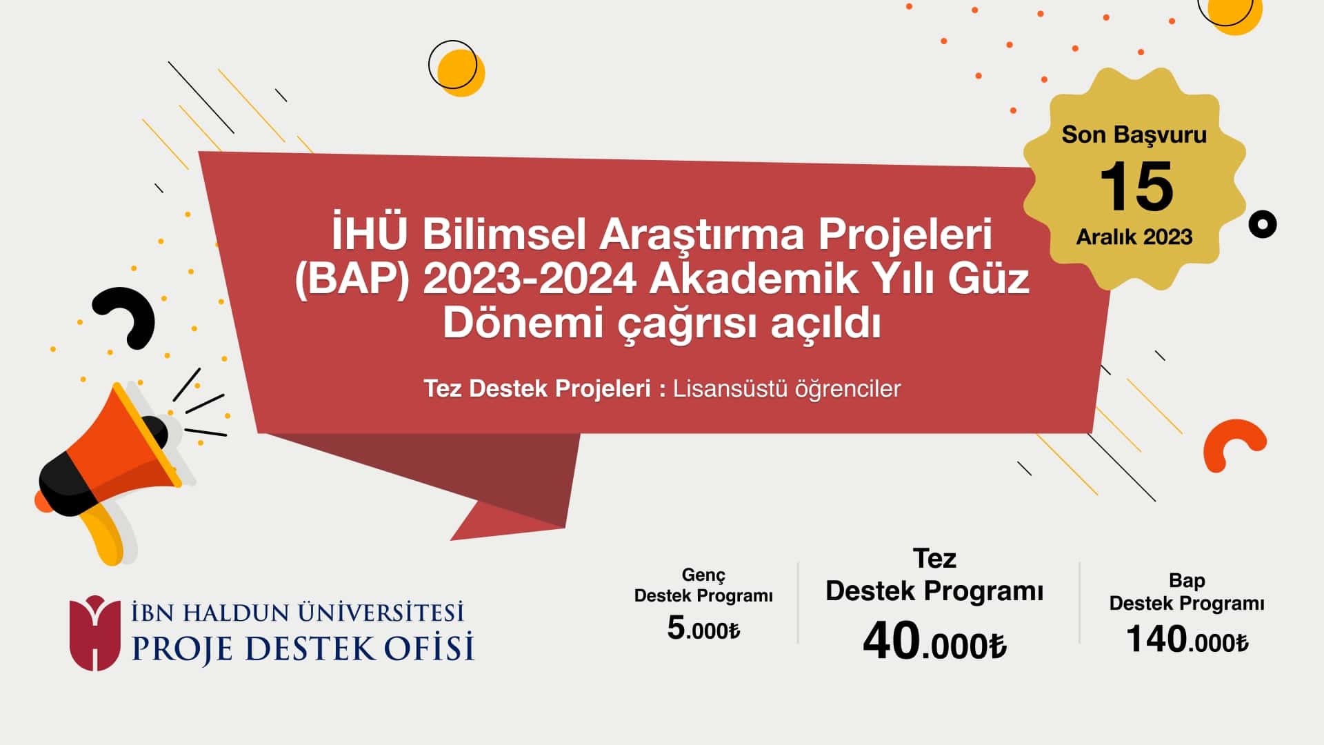 Thesis Support Projects Applications