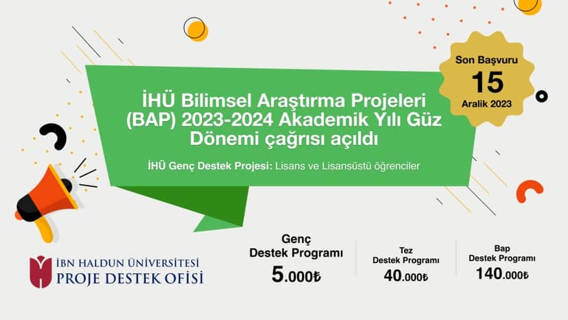 Genç Destek Projeleri Başvuruları