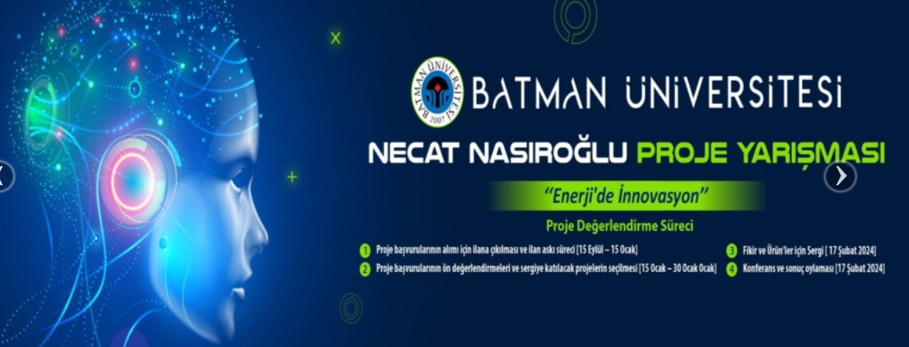Batman Üniversitesi Necat Nasıroğlu Proje Yarışması