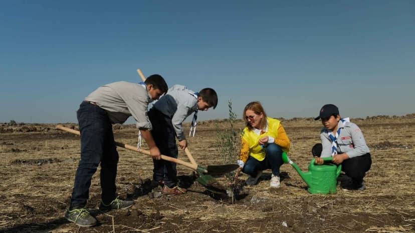 Dijital Dünyada Fikri Bağımsızlık Projesi'nden Doğaya Armağan: 500 Zeytin Fidanı